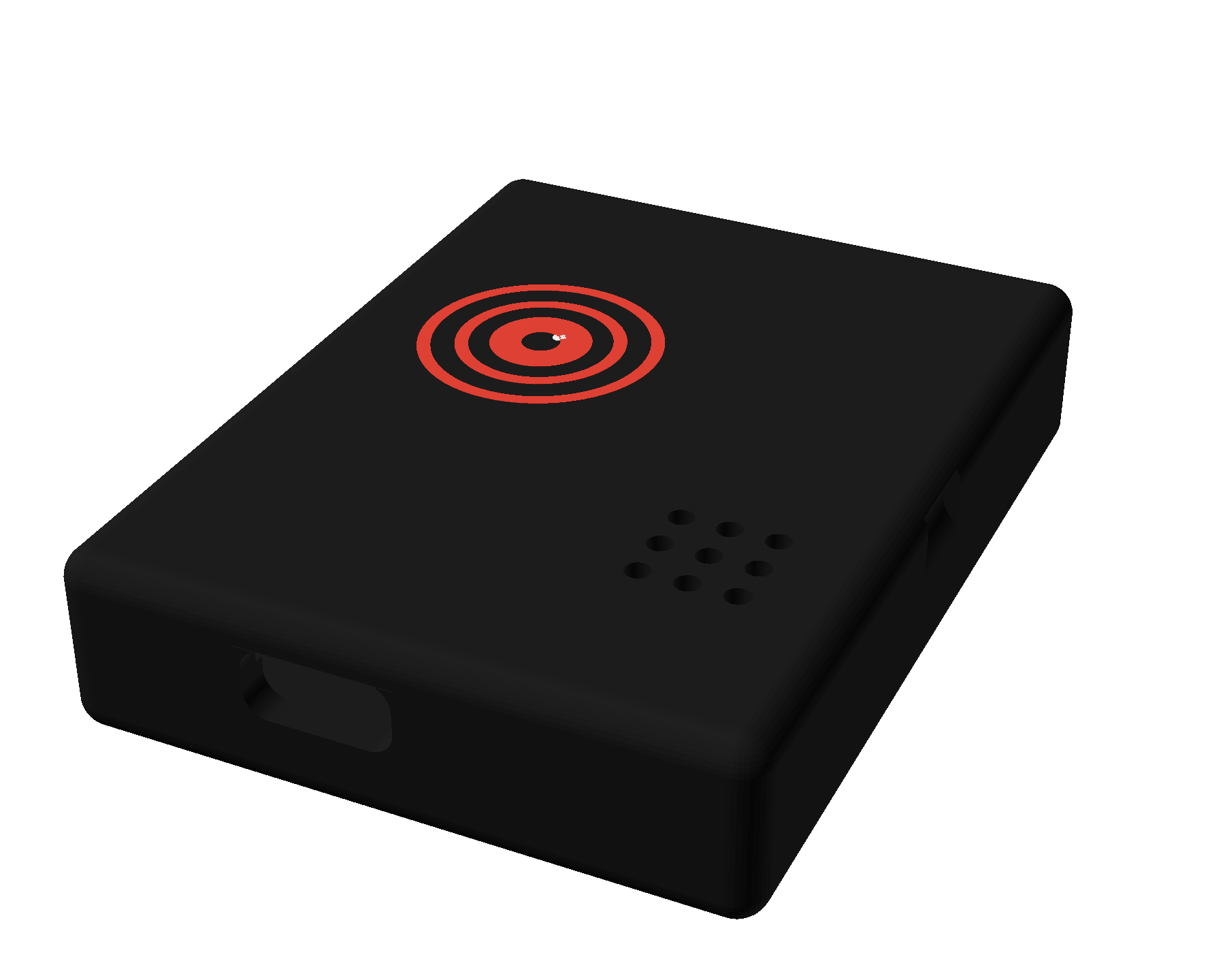 beacon slim, matte black pocket detector